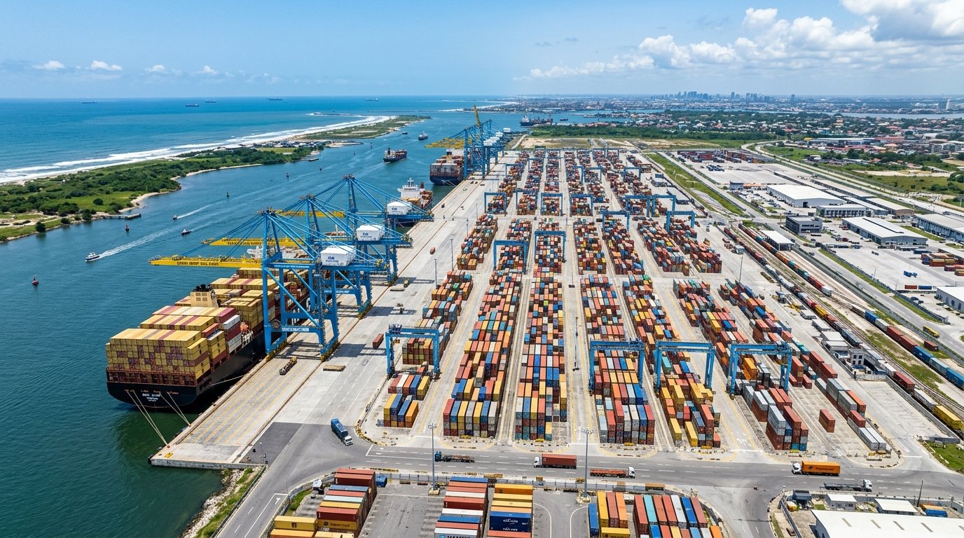 Lekki Deep Sea Port and Lagos maritime shipping terminal